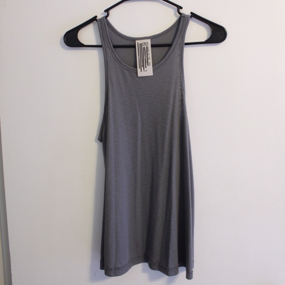 Gray Free People tank top